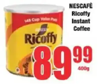 Boxer NESCAFÈ Ricoffy Instant Coffee offer