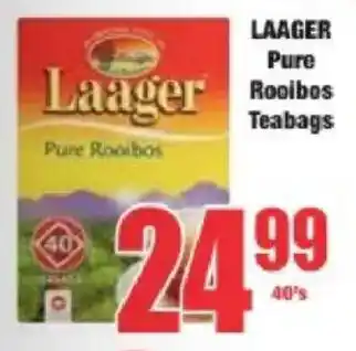 Boxer LAAGER Pure Rooibos Teabags offer