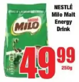 Boxer NESTLÉ Milo Malt Energy Drink offer