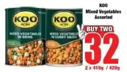 Boxer KOO Mixed Vegetables Assorted offer