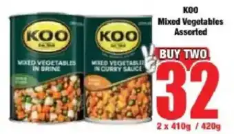 Boxer KOO Mixed Vegetables Assorted offer