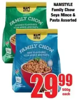 Boxer NAMSTYLE Family Chow Soya Mince & Pasta Assorted offer