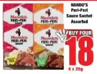 Boxer NANDO'S Peri-Peri Sauce Sachet Assorted offer