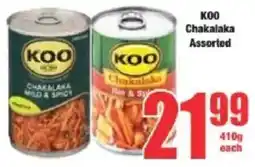 Boxer KOO Chakalaka Assorted offer