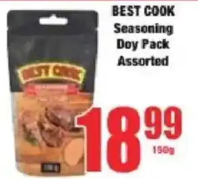 Boxer BEST COOK Seasoning Doy Pack Assorted offer