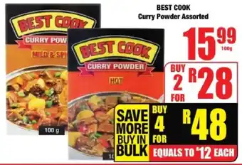Boxer BEST COOK Curry Powder Assorted offer