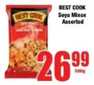 Boxer BEST COOK Soya Mince Assorted offer