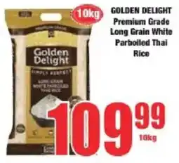 Boxer GOLDEN DELIGHT Premium Grade Long Grain White Parboiled Thai Rice offer