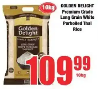 Boxer GOLDEN DELIGHT Premium Grade Long Grain White Parboiled Thai Rice offer