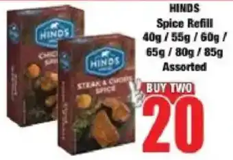 Boxer HINDS Spice Refill Assorted offer