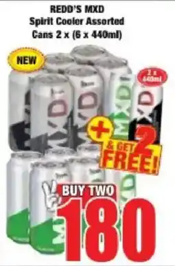 Boxer REDD'S MXD Spirit Cooler Assorted Cans offer