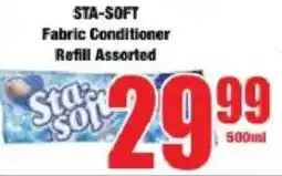 Boxer STA-SOFT Fabric Conditioner Refill Assorted offer