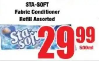 Boxer STA-SOFT Fabric Conditioner Refill Assorted offer