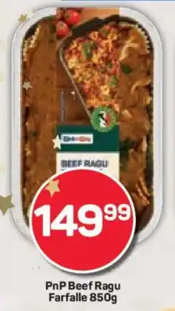 Pick n Pay PnP Beef Ragu Farfalle offer