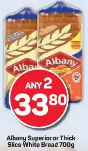 Pick n Pay Albany Superior or Thick Slice White Bread offer