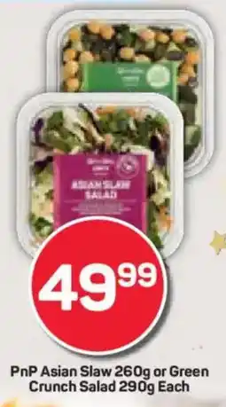 Pick n Pay PnP Asian Slaw or Green Crunch Salad offer