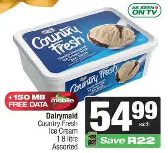 KwikSpar Dairymaid Country Fresh Ice Cream Assorted offer