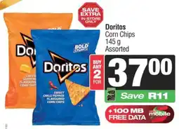 KwikSpar Doritos Corn Chips Assorted offer