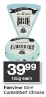 Checkers Fairview Brie/ Camembert Cheese offer