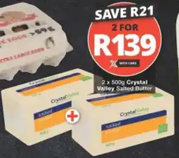 Checkers Crystal Valley Salted Butter offer