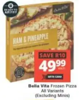 Checkers Bella Vita Frozen Pizza offer