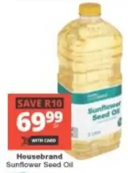 Checkers Housebrand Sunflower Seed Oil offer