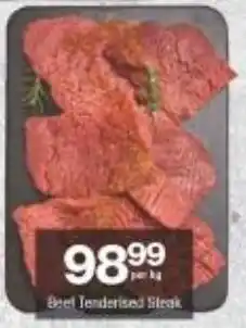 Checkers Beef Tenderised Steak offer