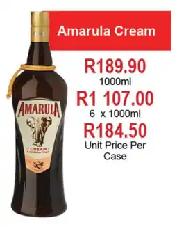 Johnny's Liquor Hypermarket Amarula Cream offer