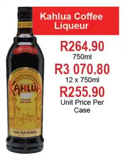 Johnny's Liquor Hypermarket Kahlua Coffee Liqueur offer