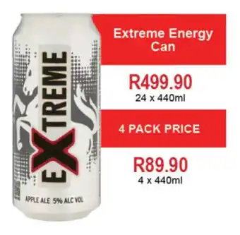 Johnny's Liquor Hypermarket Extreme Energy Can offer