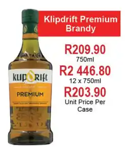 Johnny's Liquor Hypermarket Klipdrift Premium Brandy offer
