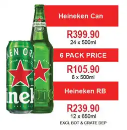 Johnny's Liquor Hypermarket Heineken Can offer