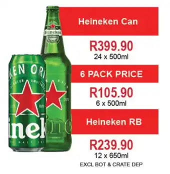 Johnny's Liquor Hypermarket Heineken Can offer