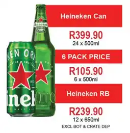 Johnny's Liquor Hypermarket Heineken RB offer