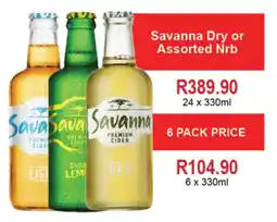 Johnny's Liquor Hypermarket Savanna Dry or Assorted Nrb offer