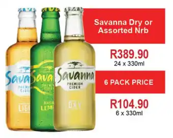Johnny's Liquor Hypermarket Savanna Dry or Assorted Nrb offer