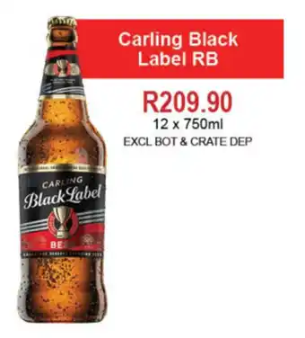 Johnny's Liquor Hypermarket Carling Black Label RB offer