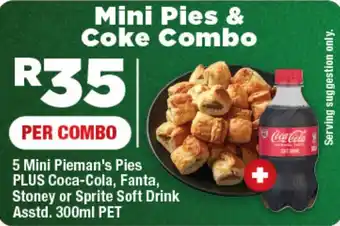 OK Liquor Mini Pies & Coke Combo offer