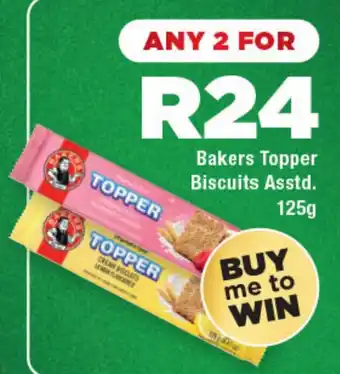 OK Liquor Bakers Topper Biscuits Asstd. offer