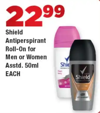 OK Liquor Shield Antiperspirant Roll-On for Men or Women offer