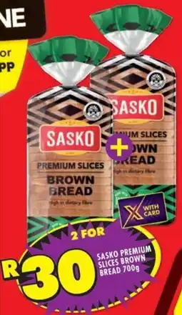 Shoprite Sasko premium slices brown bread offer
