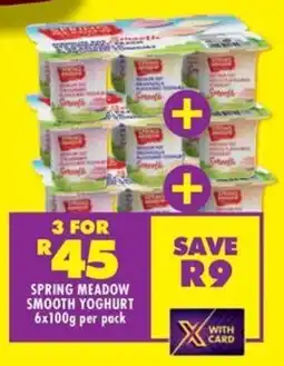 Shoprite Spring meadow smooth yoghurt offer