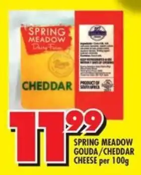 Shoprite Spring meadow gouda/ cheddar cheese offer