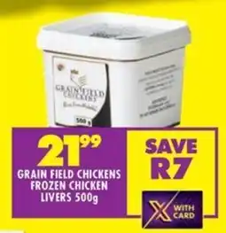 Shoprite Grain field chickens frozen chicken livers offer