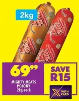 Shoprite Mighty meats polony offer