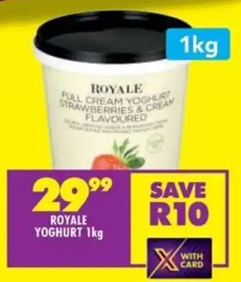 Shoprite Royale yoghurt offer