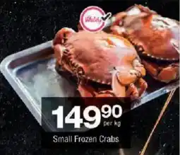 Checkers Small Frozen Crabs offer
