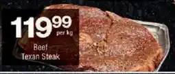 Checkers Beef Texan Steak offer