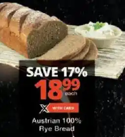 Checkers Austrian 100% Rye Bread offer
