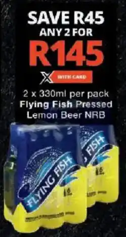 Checkers Flying Fish Pressed Lemon Beer NRB offer